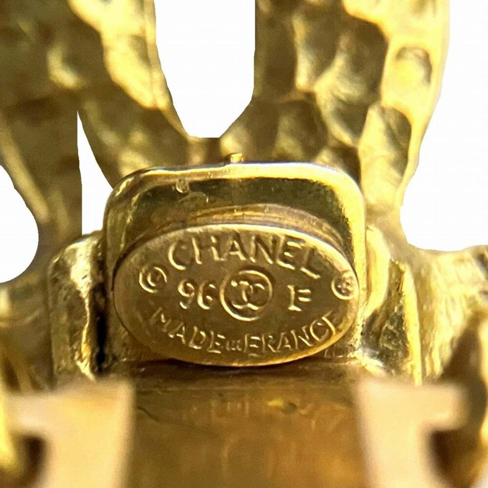 CHANEL Authentic Gold Earrings - Picture 7 of 9